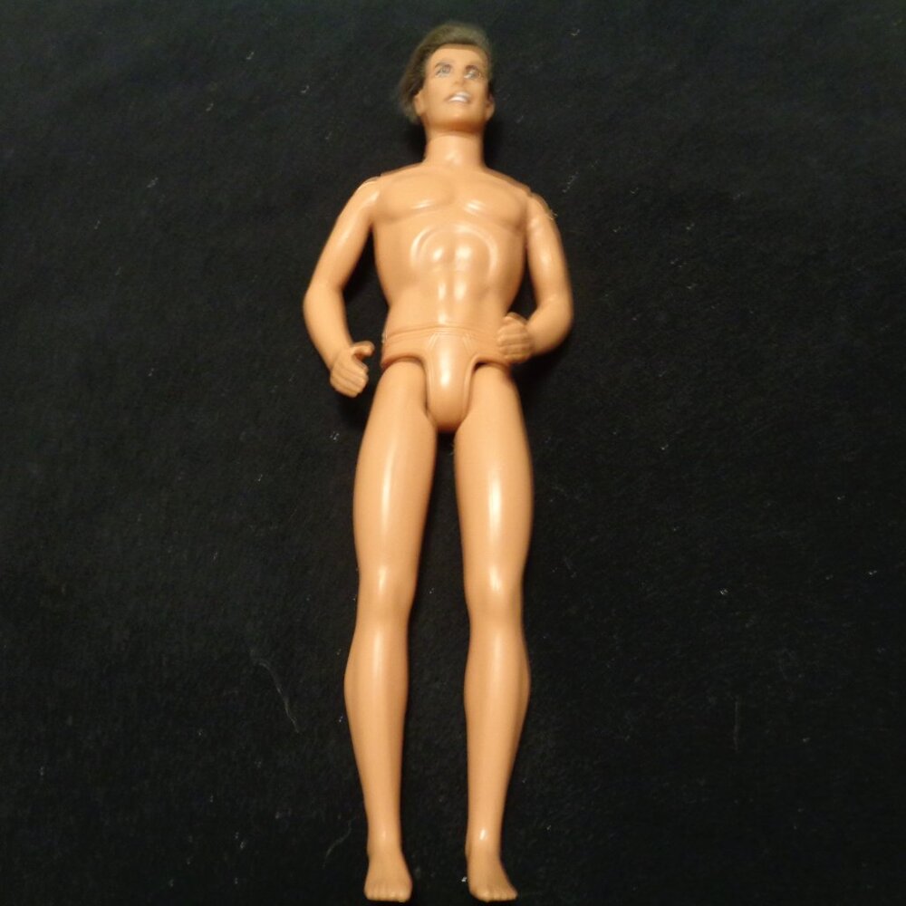 BARBIECORE KENCORE 1990 DARK HAIRED W HAIR KEN DOLL